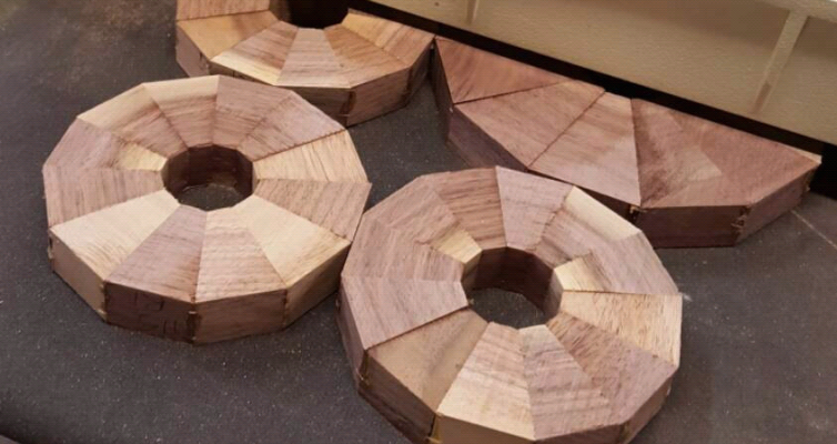 making wooden urns