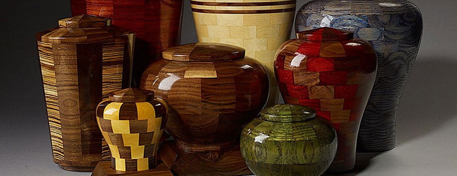 Unique Wooden Cremation Urns