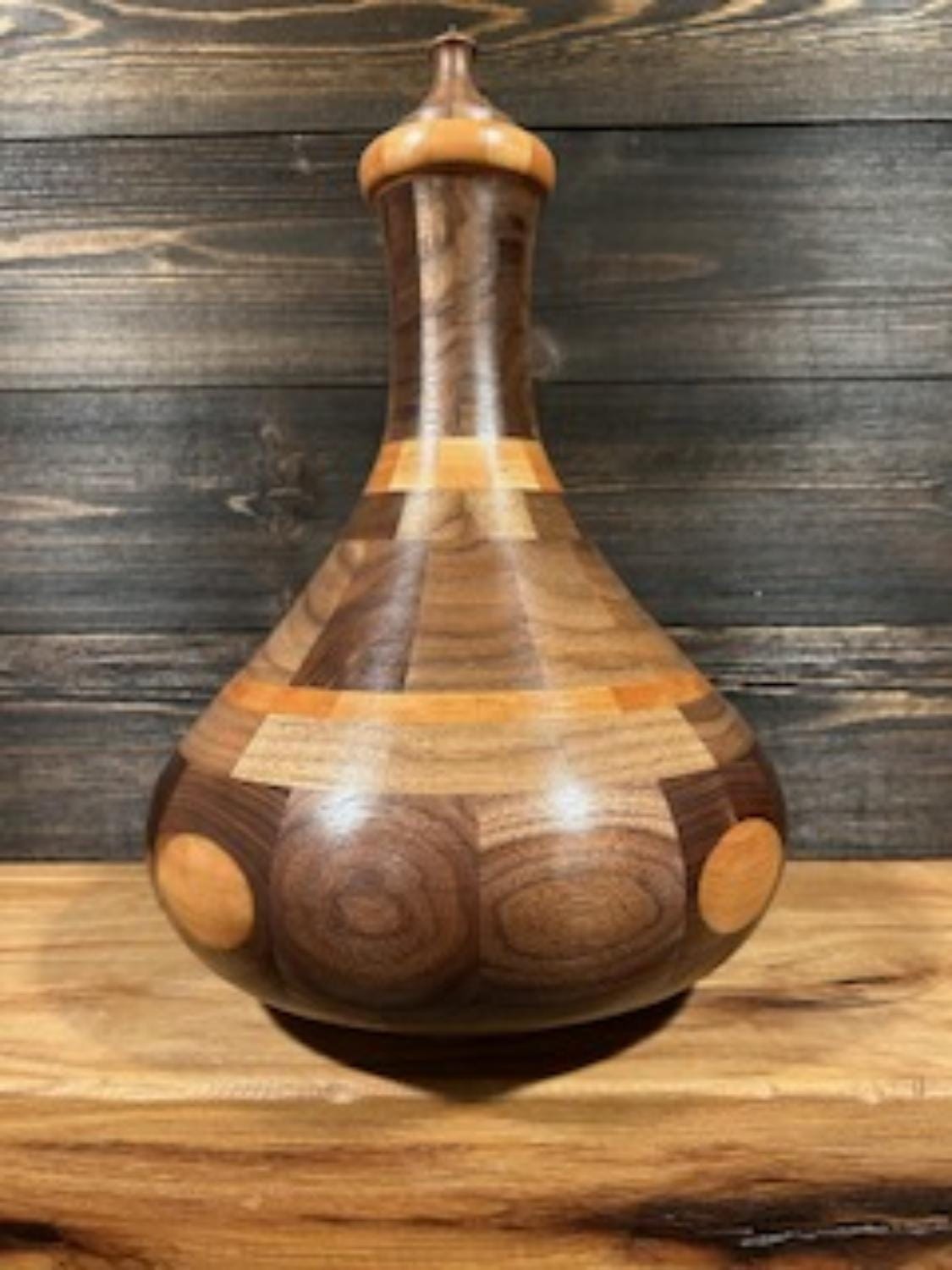 Genie Bottle Custom Wooden Cremation Urn