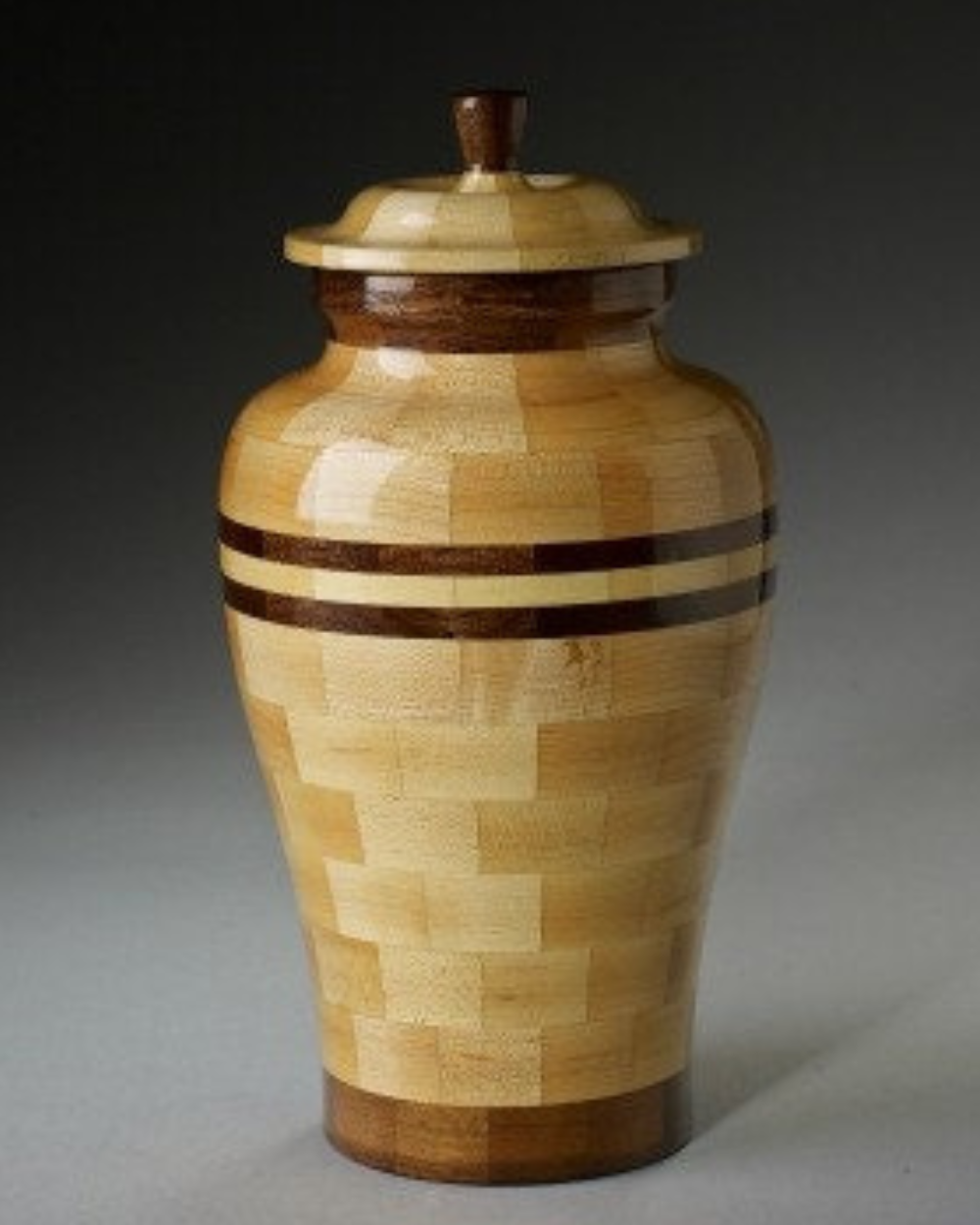 Peace Custom Wooden Pet Cremation Urn