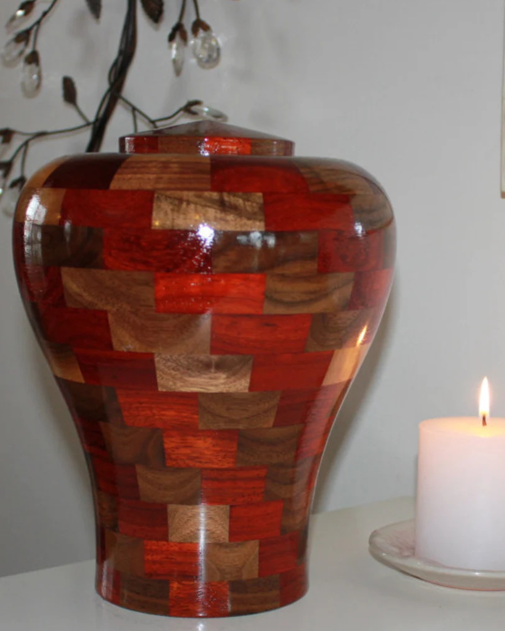 Tranquility Custom Wooden Cremation Urn