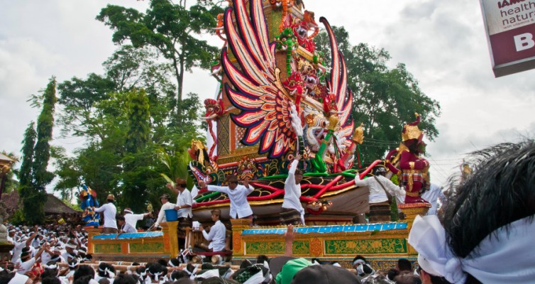 a Balinese cremation ceremony in 2010. Photo: Flickr/Graeme Churchard from Ted Blog