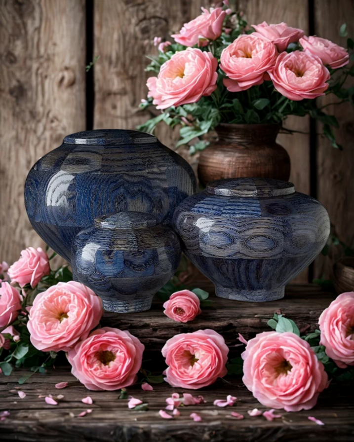 What Makes Handcrafted Blue Wooden Urns Different From Mass-Produced Memorials?