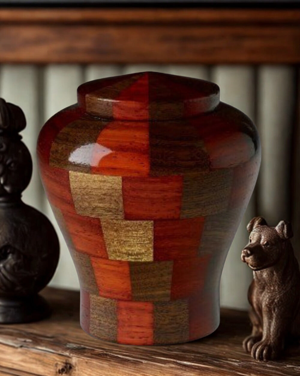 Tranquility Custom Wooden Pet Cremation Urn