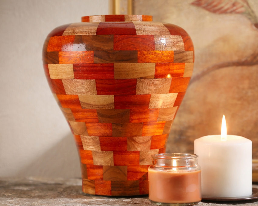 Tranquility Custom Wooden Cremation Urn