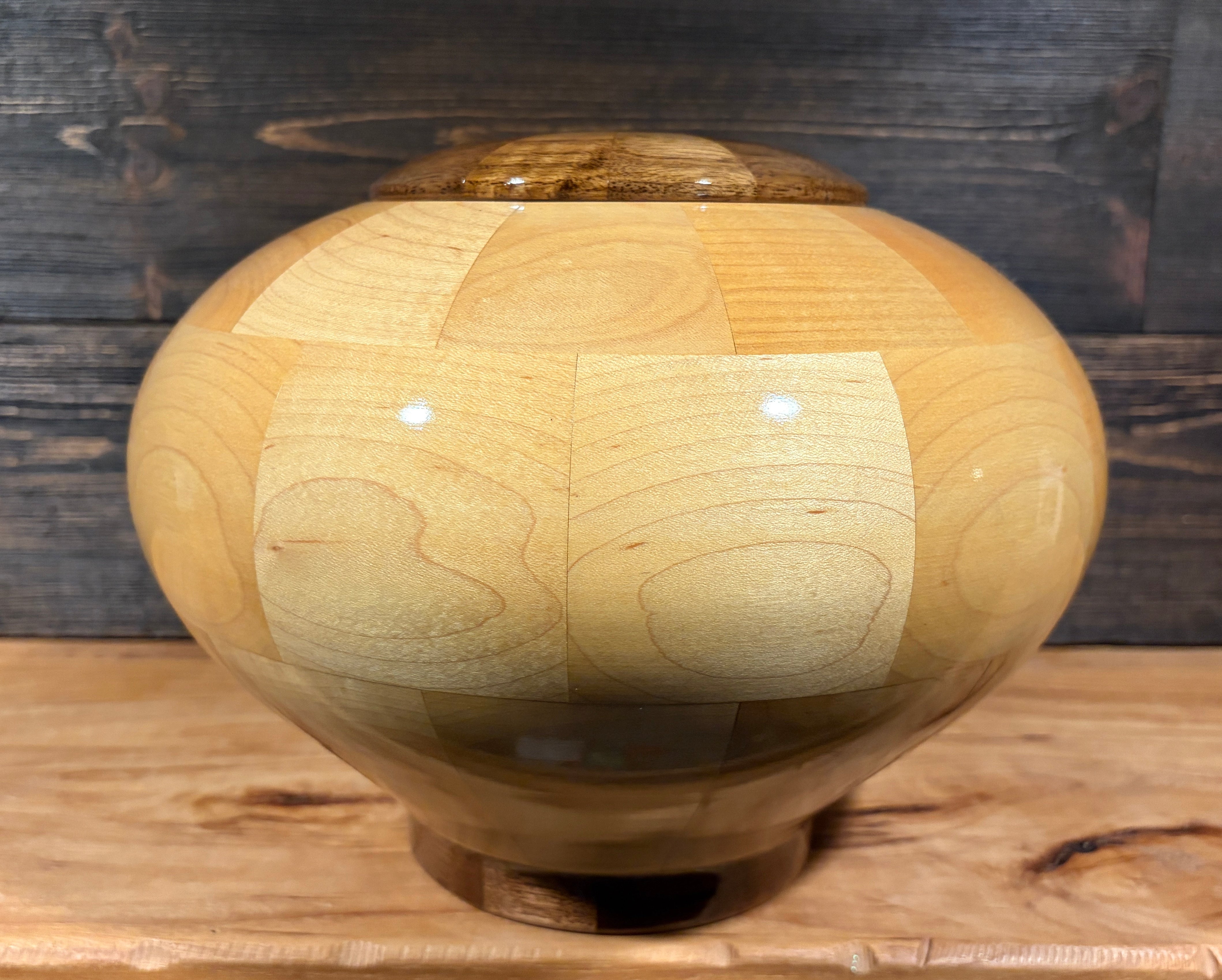 Truth Custom Wooden Cremation Urn