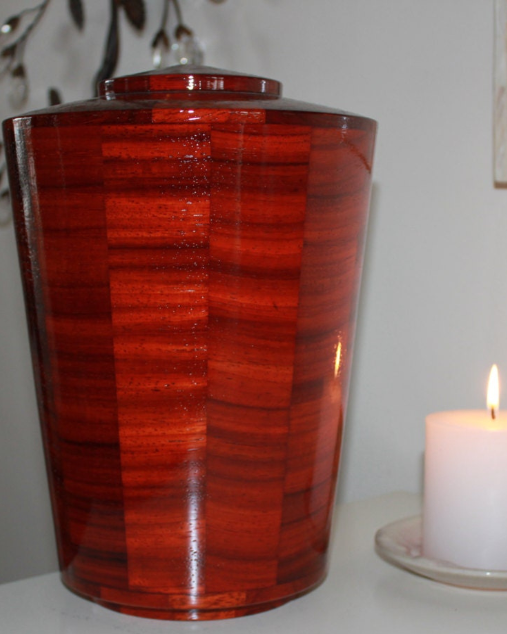 Joy Custom Wooden Cremation Urn