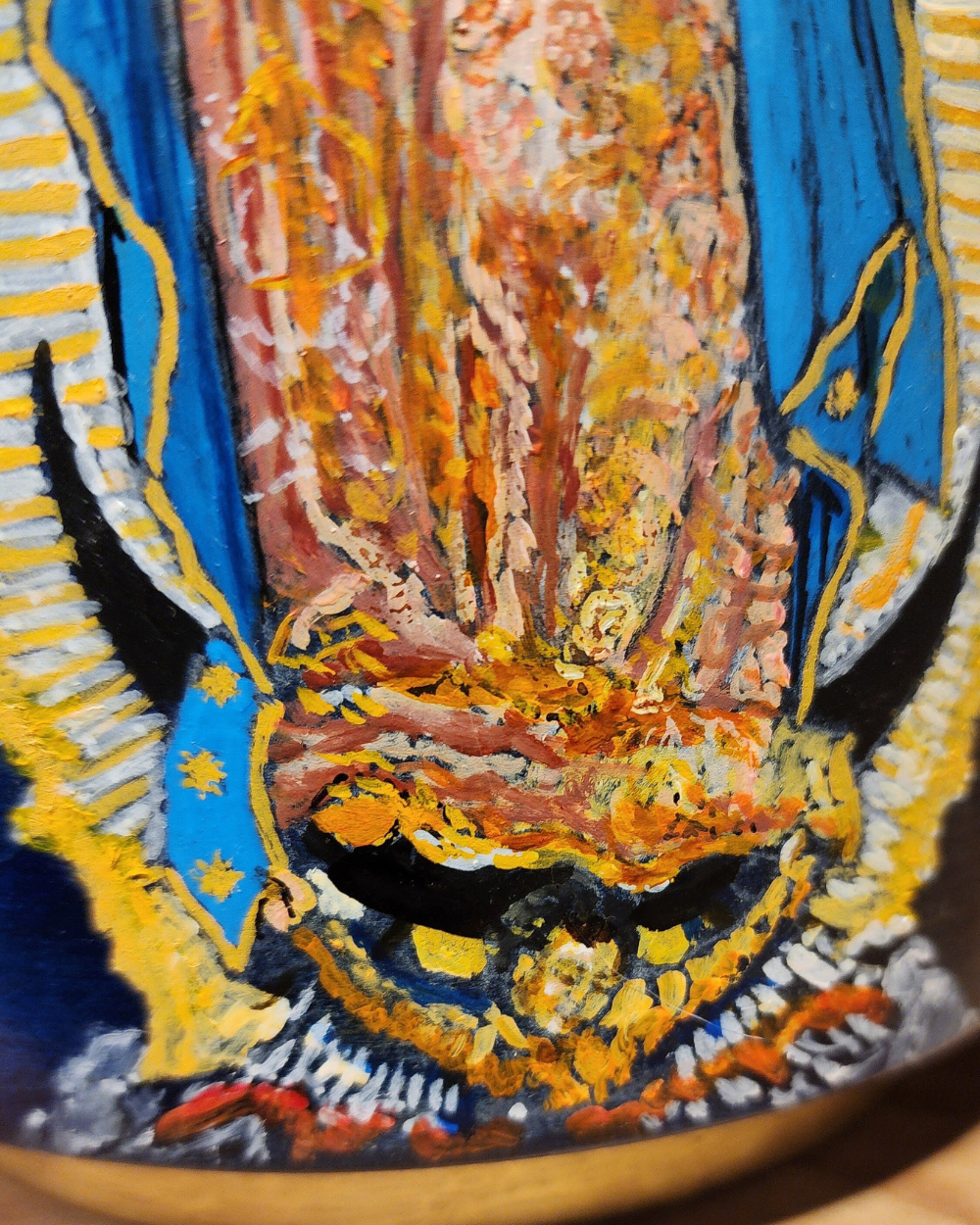 Our Lady of Guadalupe Custom Wooden Cremation Urn