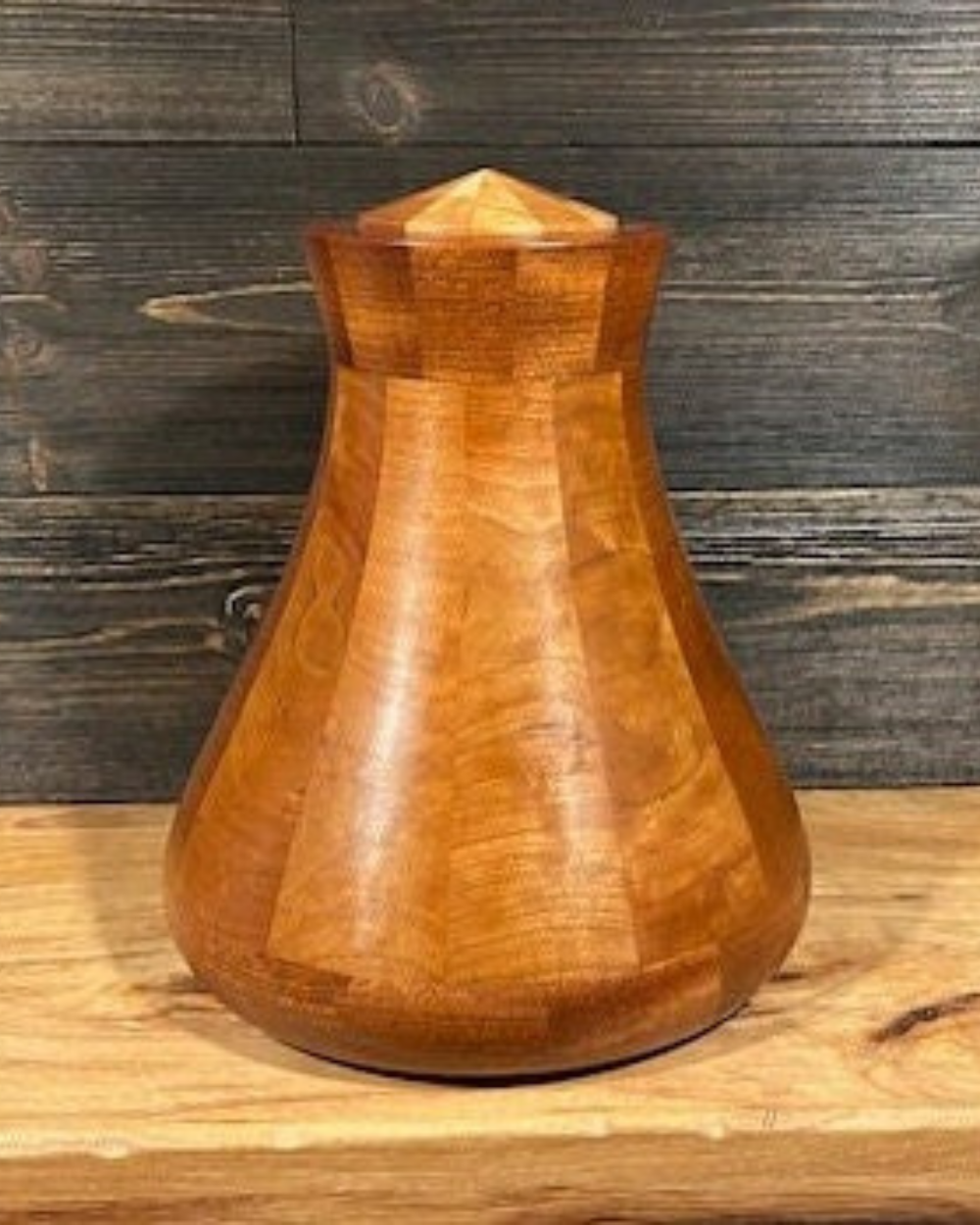 Natural Wood Custom Wooden Cremation Urn